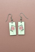 Peony Flower Earrings